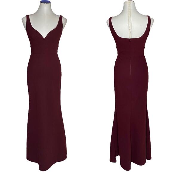 Jill Stuart Sweetheart Neck Gown in Raisin size 2 - Picture 12 of 12